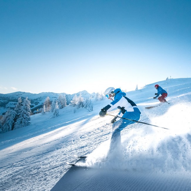 Skifahren im Skigebiet Ramsau, Schladming-Dachstein © Ski amadé